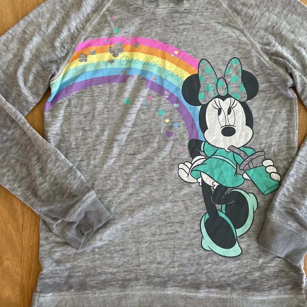 Disney Lightweight Minnie “One Lucky Girl” Girl’s Hoodie